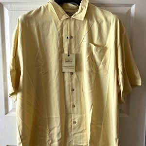 Tommy Bahama "The Cayman Island Camp" T31599  Full Button XXL 100% Silk